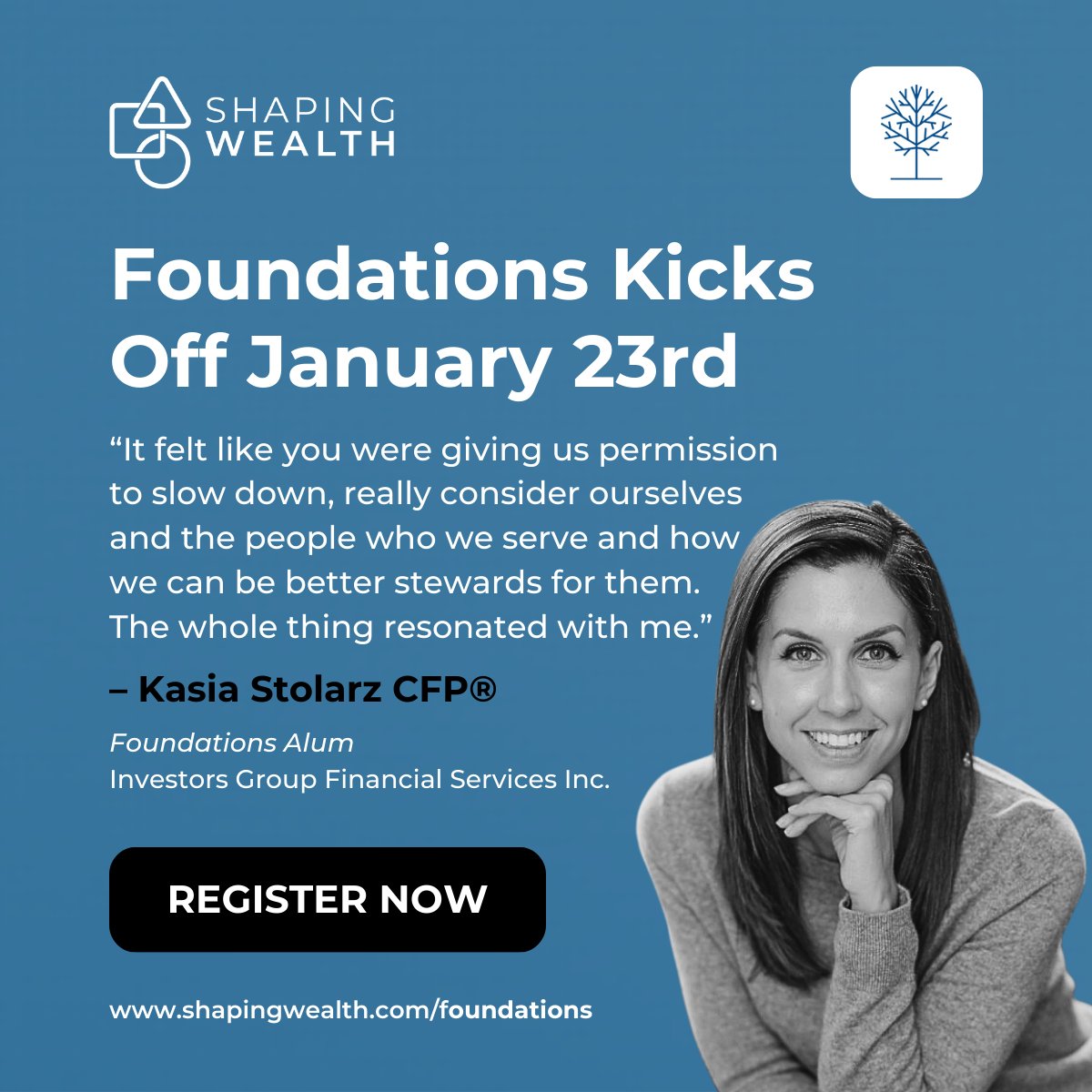 shapingwealth's tweet photo. Next week, we’re kicking off our third Foundations cohort – and there’s still a few spots remaining! Learn more here and register here: https://t.co/BTi6rVjYoS https://t.co/NT9cz5jrUx