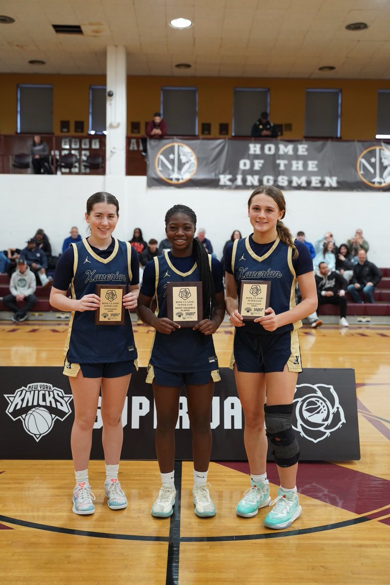 Rose Classic Hoops (@roseclassic) on Twitter photo Thank you to <a href="/XaverianHS/">X A V E R I A N</a> for coming out to the Rose Classic Super Jam and to your MVP , Scholar Athlete, and Sportsmanship Award winners! Good luck on the rest of your season Ladies!
<a href="/Coach_Toro/">Mike Toro</a> <a href="/NikeNYC/">Nike NYC</a> <a href="/snipes_usa/">SNIPES_USA</a> <a href="/juniorknicks/">Jr. Knicks</a> Thank you to <a href="/XaverianHS/">X A V E R I A N</a> for coming out to the Rose Classic Super Jam and to your MVP , Scholar Athlete, and Sportsmanship Award winners! Good luck on the rest of your season Ladies!
<a href="/Coach_Toro/">Mike Toro</a> <a href="/NikeNYC/">Nike NYC</a> <a href="/snipes_usa/">SNIPES_USA</a> <a href="/juniorknicks/">Jr. Knicks</a>