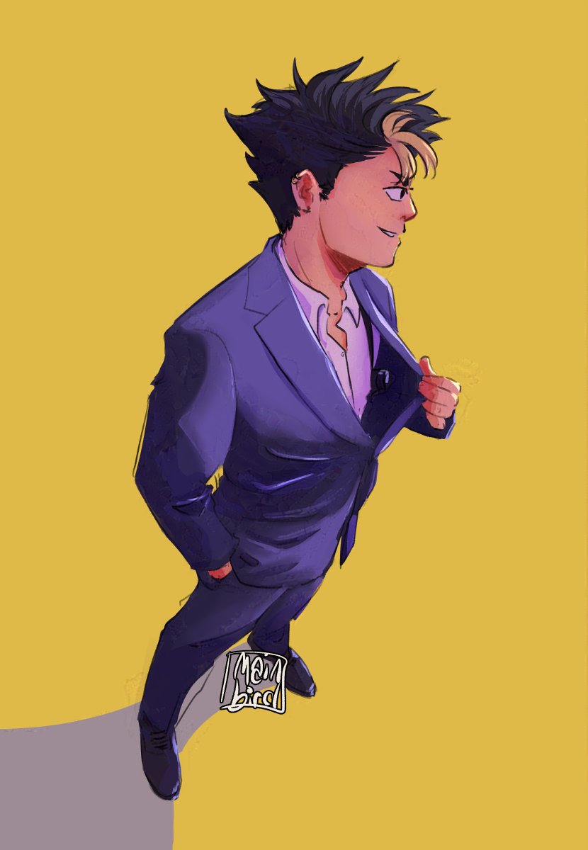 noya in a suit because i finally have an idea on how to shade that :)
#haikyuu