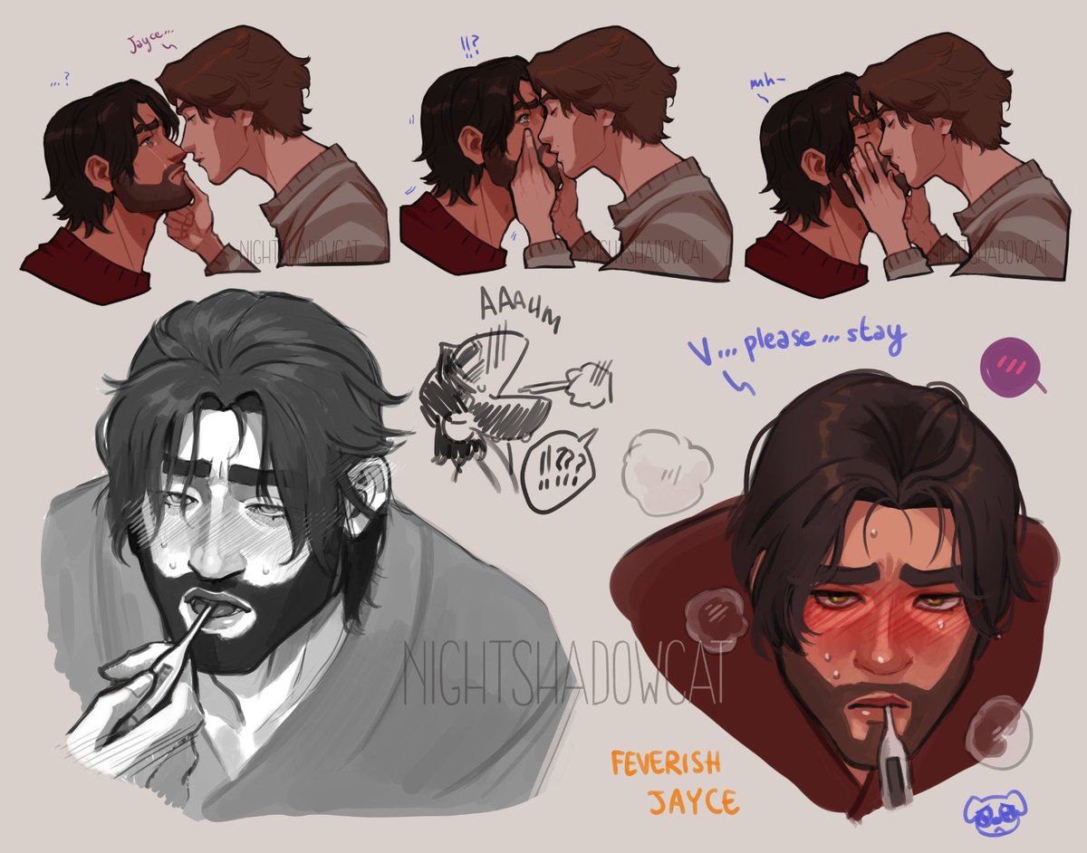 NightshadowCatS's tweet photo. Aaaand yep, more sketches of the ff "Coming home but not to you" by @lesbianherald 
These are two of my fav scenes!
#jayvik #fanart #jaycexviktor #jaycetalis #viktorarcane #ArcaneSeason2 #digitalart https://t.co/uXZdHA9gjc