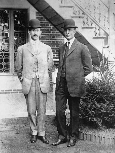 The inaugural successful powered flight was accomplished by Orville and Wilbur Wright in 1903, marking the beginning of the aviation age.