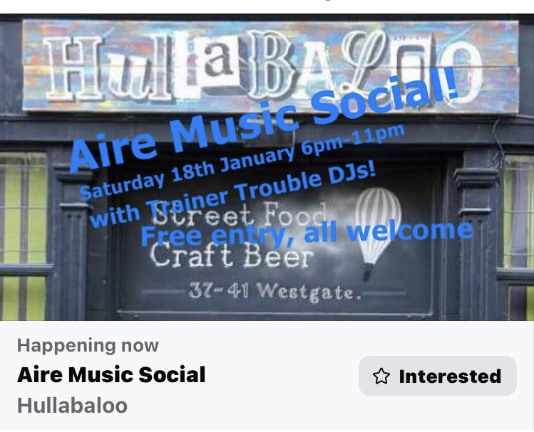 <a href="/TrainerTrouble/">Trainer Trouble</a> DJs playing records 6pm til Midnight down at <a href="/Hullabaloobar/">Hullabaloo</a> #Shipley TONIGHT Saturday 18th January. Come down and dig some Soul Funk RnB Latin Reggae vinyl jams people.