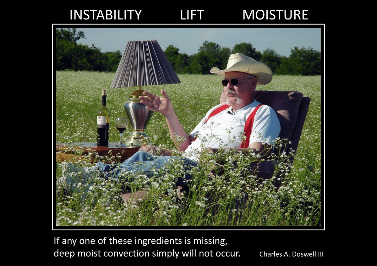 I am very sad to hear that Chuck Doswell passed away. He was a true legend of convective storms meteorology and greatly impacted its advance across Europe. He supported the start of ESSL a lot. This poster is hanging in the main seminar room at our premises in Wiener Neustadt.