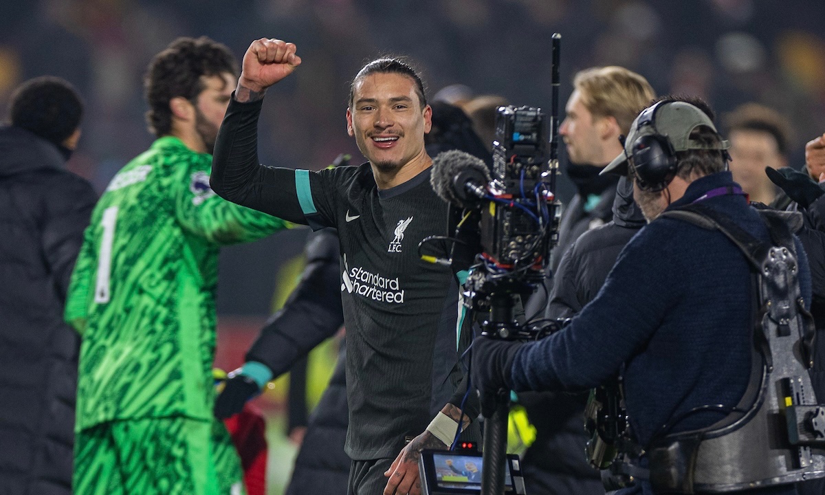 TheAnfieldWrap's tweet photo. “The Nunez thing has vexed everybody. And - to be clear - it will continue to do so.

“But at the moment when you are begging, when you need something, anything, football miracles, then there he is. There he is.”

✍️ @Knox_Harrington’s review…

Read here 👉 https://t.co/0mim6reXfr