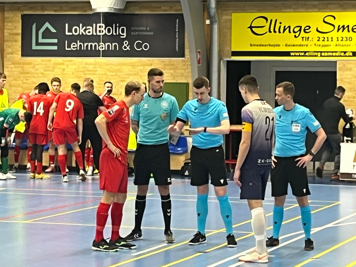 INTERNATIONAL | We continue our relationship with the Danish FA as our FIFA referee Jordan Griffiths and Observer/coach Andy Page travel to Copenhagen for 2 games. Opportunities like this are vital to share learning and experience 🙌⚽ <a href="/FARefereeing/">FA Refereeing</a> <a href="/EnglandFutsal/">England Futsal</a>