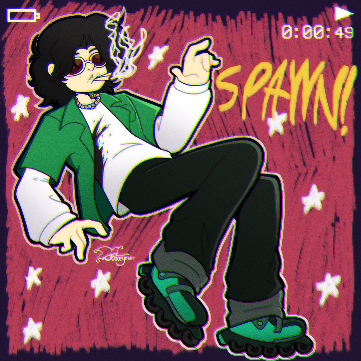 RynxUpdate's tweet photo. SPAWN! Cover Art by the amazing @OceanJoker_
This looks SO FUCKING GOOD. I loved seeing the fan art for Rynx back then and it’s finally coming back 🥺😭🙏
WE ARE SO BACK GUYS
#EvanFong #Rynx #Vanoss https://t.co/5NKQgCa7TN
