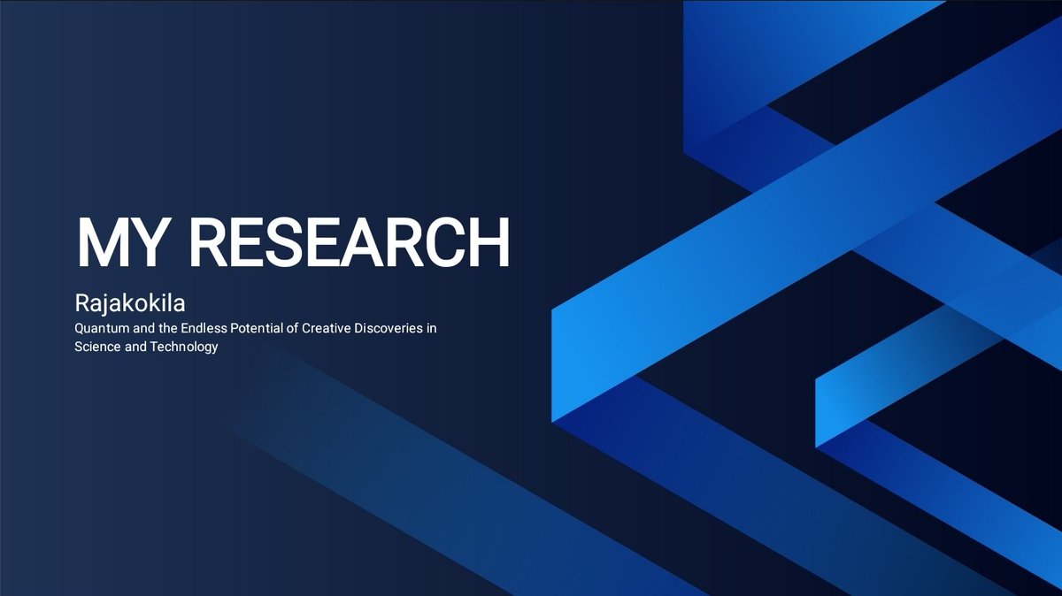 R2611K's tweet image. QUANTUM UNREACHABLE POWER!
Human theorists are constantly uncovering new examples of quantum creativity.  Further exploration is warranted in the fields of novel scientific discoveries and innovative yet-to-be-identified... technologies. #Quantuminformation #ScienceTech Kokila