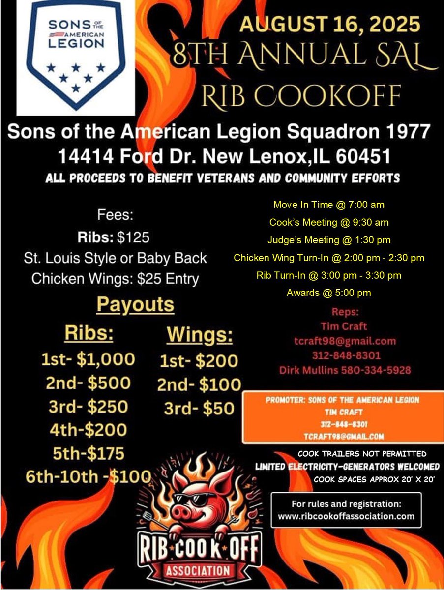 SweetCleaverBBQ's tweet photo. #HelpAVet #BBQ #RibCookOff #RibCookOffAssiciation https://t.co/Lq5t5aM8sb