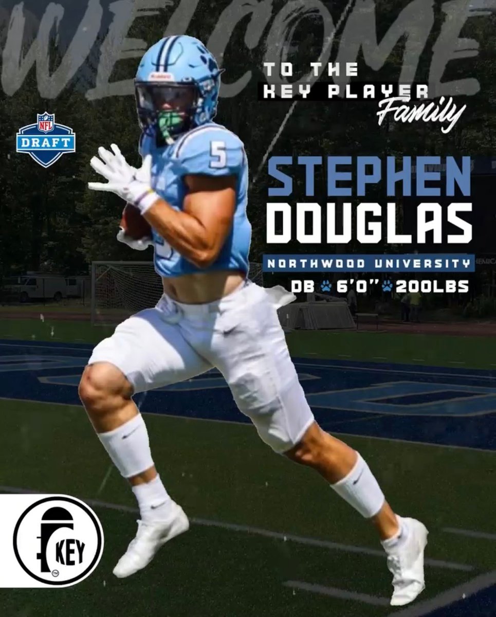 KeyPlayer®Management (@key_player_mg) on Twitter photo Thrilled to welcome standout Northwood University <a href="/Northwoodfball/">Northwood Football</a> DB <a href="/StephDouglas_5/">Stephen Douglas</a> to the Key Player Family! 🗝🤝🏈 #keyplayer #nfl #nfldraft #northwood Thrilled to welcome standout Northwood University <a href="/Northwoodfball/">Northwood Football</a> DB <a href="/StephDouglas_5/">Stephen Douglas</a> to the Key Player Family! 🗝🤝🏈 #keyplayer #nfl #nfldraft #northwood