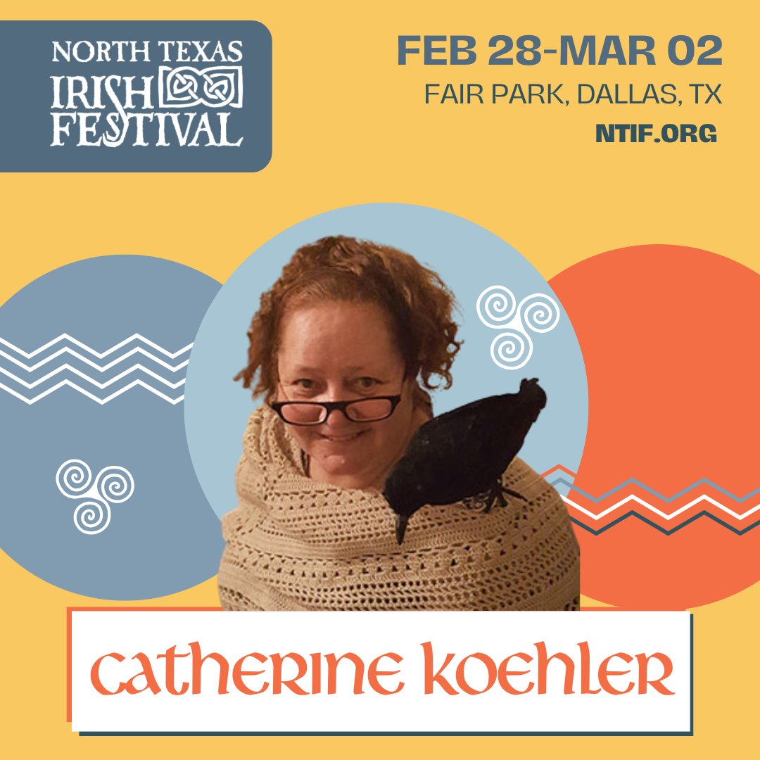 NTIF_scma's tweet photo. Get ready to have the craic of your life with our first set of Storytellers at #NTIF25! Meet Gary Whitaker, Catherine Koehler, and Jane McDaniel! They're sure to spin yarns that'll make ye laugh, cry, and everything in between! #IrishFestival https://t.co/VUUEvKjmsO