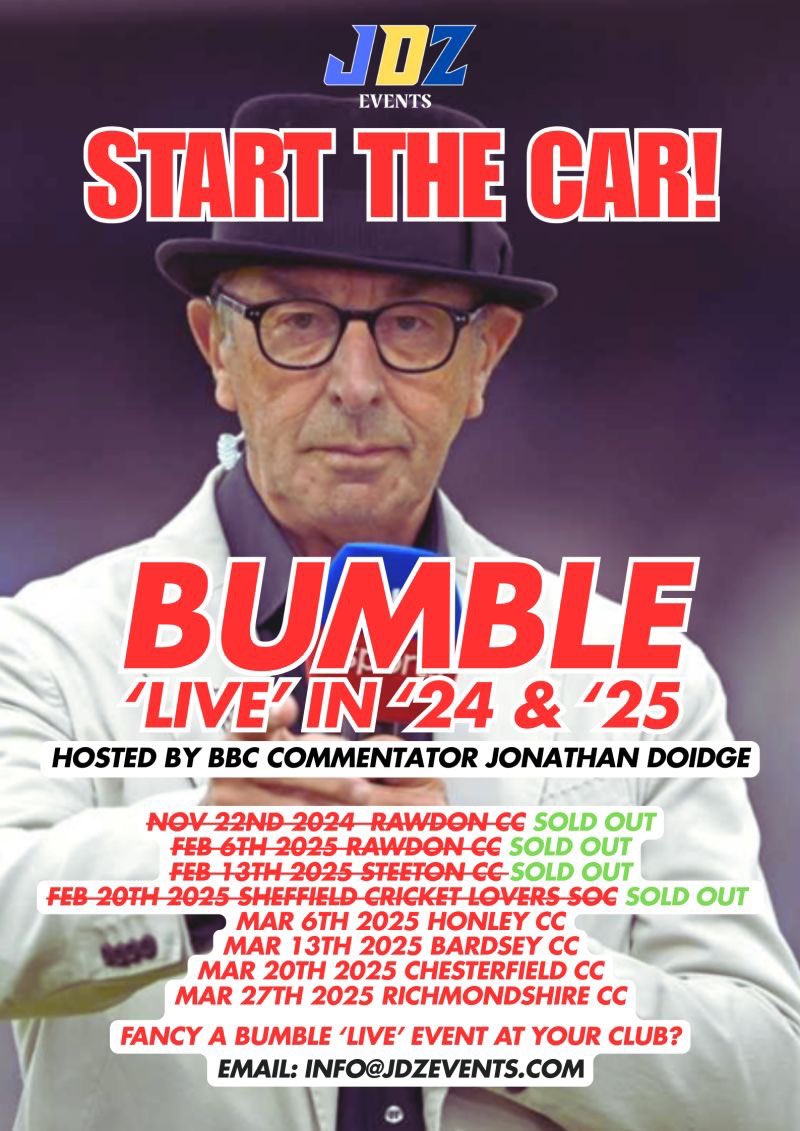 Hitting the road soon for some Yorkie-Lancie fun with <a href="/BumbleCricket/">David 'Bumble' Lloyd</a> . Shout up if you want to join us at one of the events that’s not already full. Details below… ⬇️⬇️⬇️ #JDZ Events
