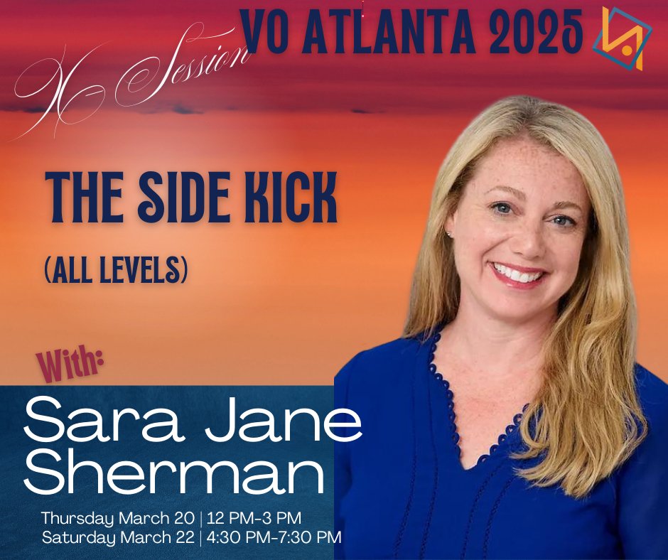 I will be debuting a new class at VO Atlanta 2025 - THE SIDEKICK.  Dory, Iago, Abu, Donkey, Mushu, Stitch, Ferb...we will do a deep dive into what makes an animated sidekick pop as a character and why audiences love them. From the best friend to the alien creature.See you there!