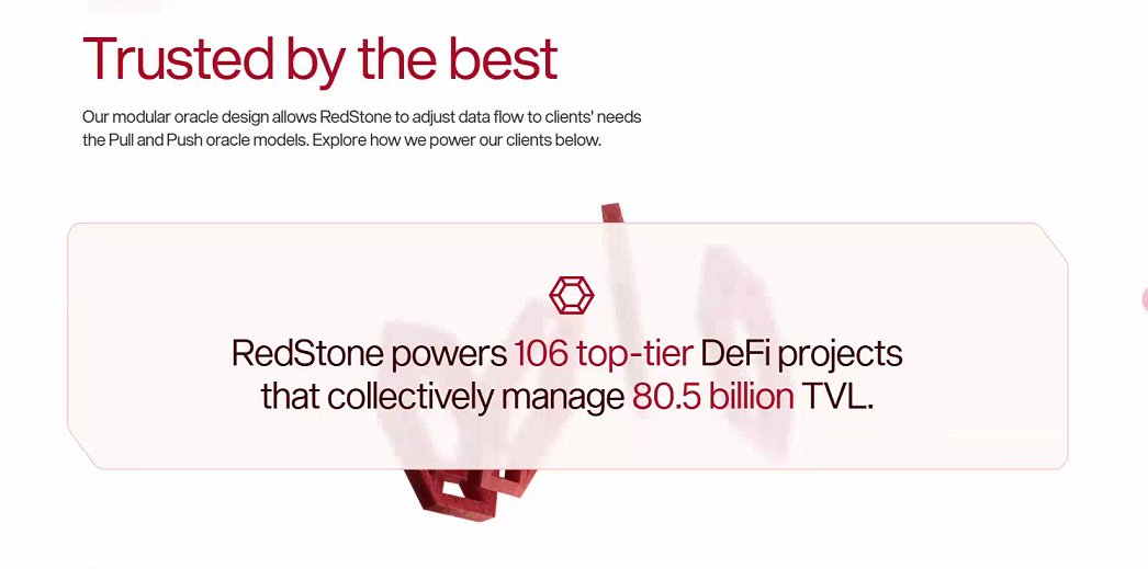 ruoxinxin's tweet photo. In terms of market performance,Redstone, valued at $35 billion, is the fifth-largest blockchain oracle. It partners with major blockchain projects and DeFi protocols, supports 60+ chains, and provides data for 100+ assets and dApps. 🤝Attention! This is just the beginning!! https://t.co/y9VtCbUCnI