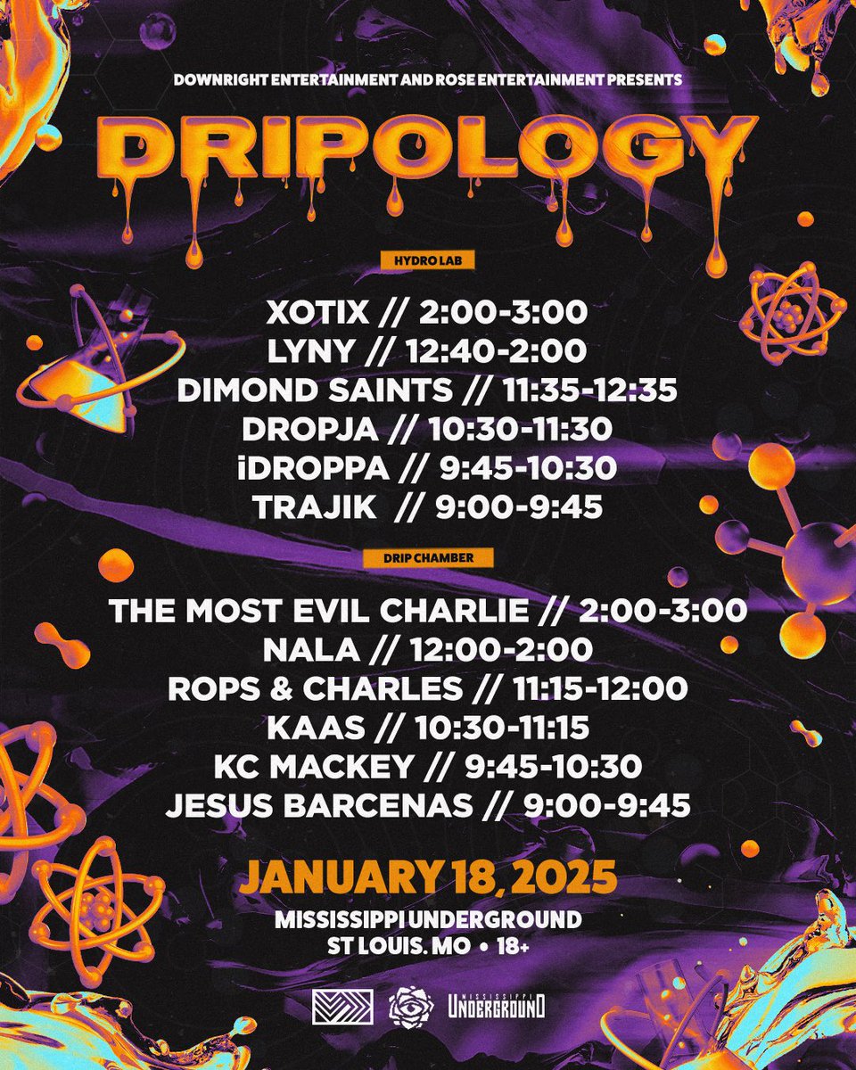 djdropja's tweet image. Getting some beats in tonight at MU in STL! 💜💧🔥☢️💜

Stoked to play with @lynyofficial @DimondSaints @idroppadubs