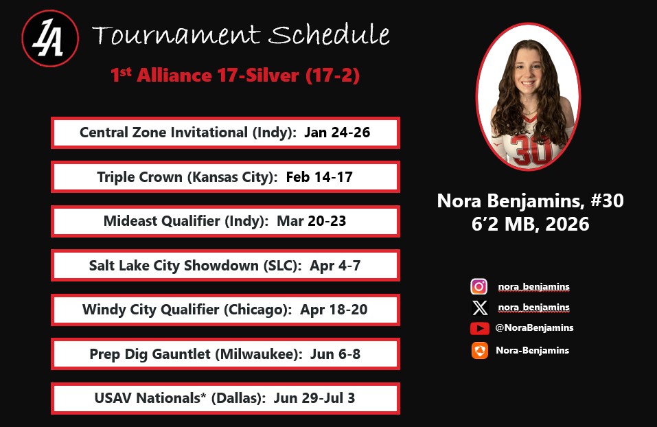 Can't wait to start traveling with my new team! <a href="/1stAllianceVBC/">1st Alliance VBC</a>
