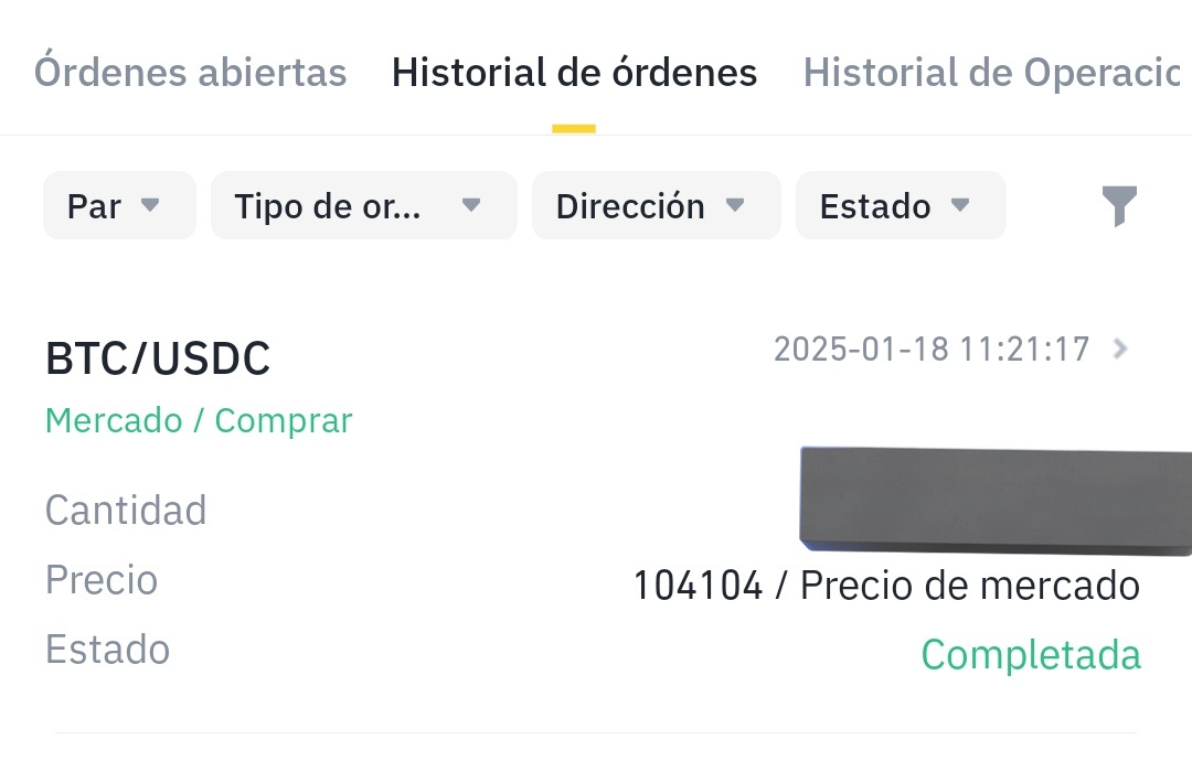 Primera compra de $BTC del año, plan hold hasta el 2030 al menos. De Fiat a USDC vía <a href="/capa_fi/">Capa</a>