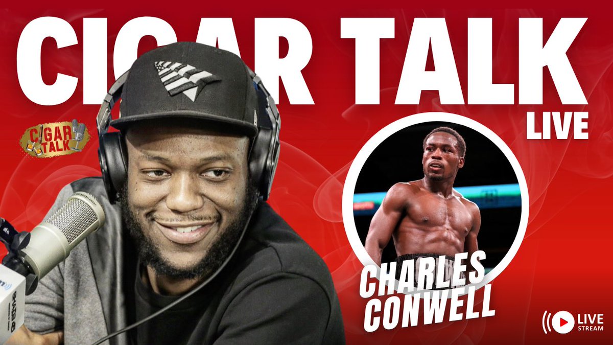 The last <a href="/cigartalkpod/">Cigar Talk</a> was lit, had almost 2k people in attendance. Errol Spence isn’t fighting Fundora anymore so I wanna talk to the potential next in line fighter for the title shot <a href="/CharlesConwell/">Charles Conwell</a> 
Pull up this one gonna be 🔥 tomorrow 12:30 EST