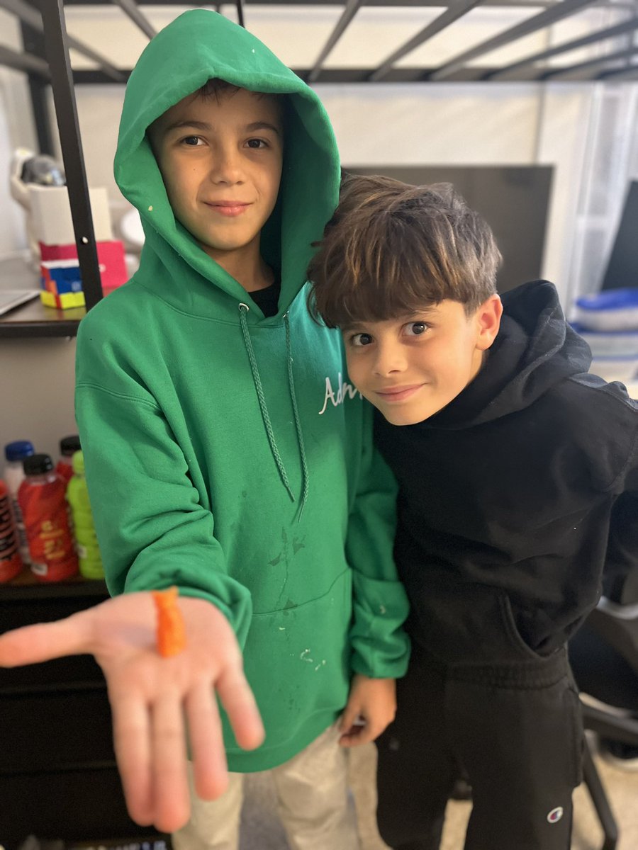 AdamAndRayan's tweet photo. Look at this cutest orange cat we made ourselves using our new 3d printer provided by @aoseed2011  and certainly planning to make more cool and fun toys this year. If you or someone you know enjoys make cute things in 3d - check out #aoseed and their printers. ;) https://t.co/u3x2FWS4eO