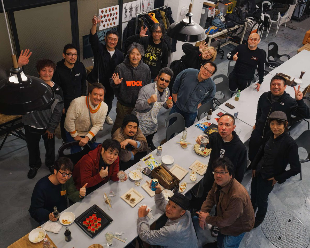 Uchikoshi_Eng's tweet photo. I had the pleasure of attending the annual game creators' party held at Bokeh Game Studio. I'm deeply honored to have been among the incredibly distinguished creators leading Japan's game industry. We might have kept drinking until about 3 a.m. It was such a blast for real!! https://t.co/l8yN3obHVl