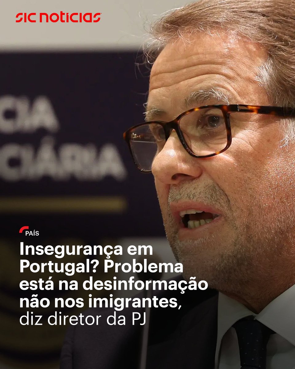 O diretor nacional da PJ nega relação entre aumento de criminalidade e aumento da imigração. Luís Neves diz que o sentimento de insegurança é gerado pela desinformação e por notícias falsas.

Saiba mais aqui: bit.ly/4gYrb9T