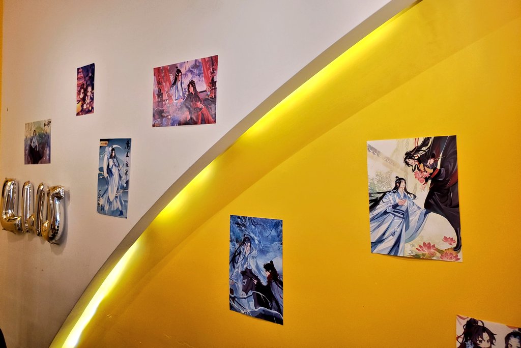 We're all set up for the Lan Wangji event!