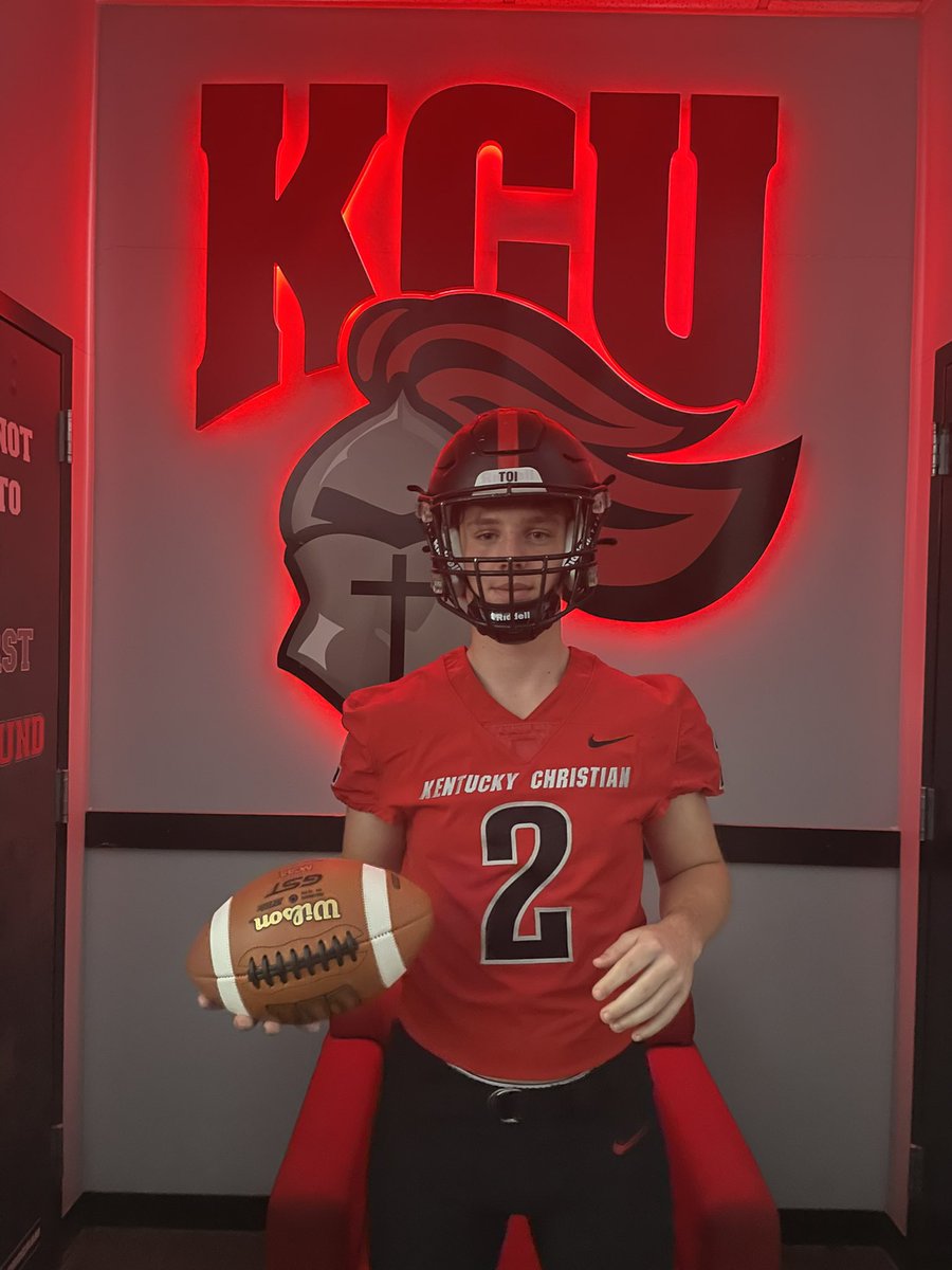 After a great visit and discussion with <a href="/coachaubry/">Coach Aubry</a> I have received my 3rd offer to play <a href="/GoKnightsFB/">KCU Football</a>. Thank you to <a href="/CoachBradenLong/">Braden Long</a> <a href="/coach_G63/">Ethan Gossage</a> and the rest of the staff for the hospitality. <a href="/EtownFB/">E-town Panther Football</a>