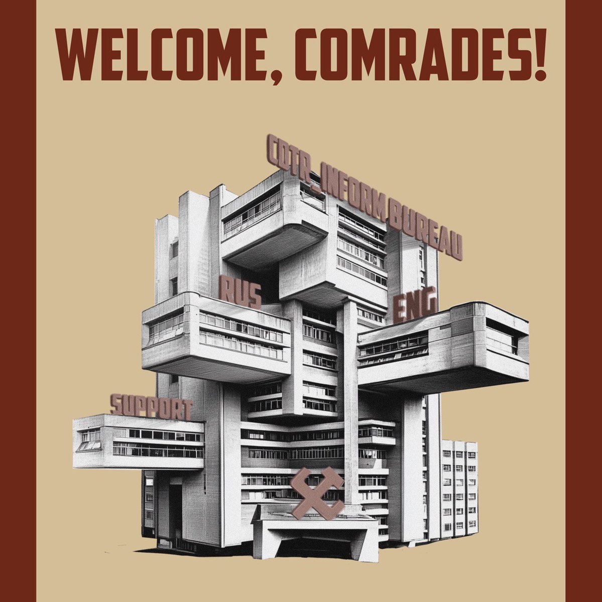 CendTerra's tweet photo. COMRADES! 🫡

We are excited and proud to announce the OPENING of CDTR_InformBureau!  
We have created the most convenient structure to provide quick access to important information.
  
https://t.co/BFxRDrcV3g

​#CenDTerra #CDTR #CenD #Winter_Contest https://t.co/8OJNEtWCzD