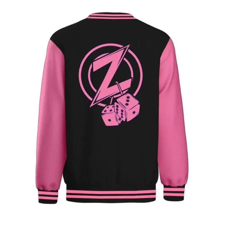 ZickyDice's tweet photo. The *Pink Heat Varsity Jackets* are HERE, and they’re hotter than a superkick to the face! 💥 These bad boys are flying off the shelves faster than a Zicky Dice entrance! 

Don’t wait—these jackets are LIMITED and won’t last long! 

Small-3XL

https://t.co/UR8Xo3dHxH https://t.co/aTeo7u7G0o
