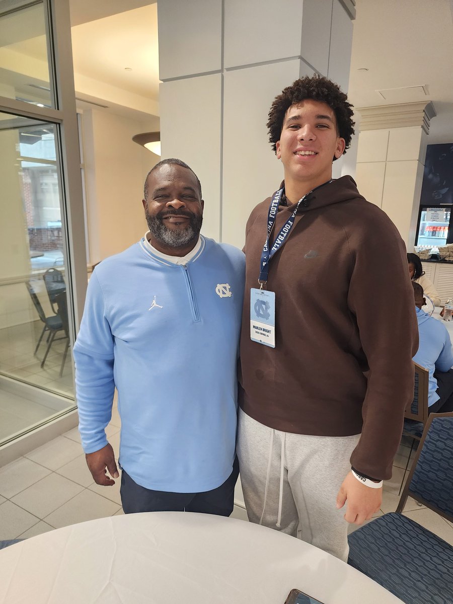 <a href="/MarlenBright5/">Marlen Bright</a> visiting <a href="/Belichick_B/">Bill Belichick</a> and UNC with <a href="/derek_zammit/">Derek Zammit</a> <a href="/dpfootball/">DePaul Football</a> <a href="/PetersonSports/">Peterson Sports</a> <a href="/Rivals/">Rivals</a> <a href="/On3sports/">On3</a> <a href="/PrepRedzone/">Prep Redzone 🏈</a> <a href="/247Sports/">247Sports</a> <a href="/njgridiron_/">NJ Gridiron</a> <a href="/coachmeans_20/">Natrone Means</a>