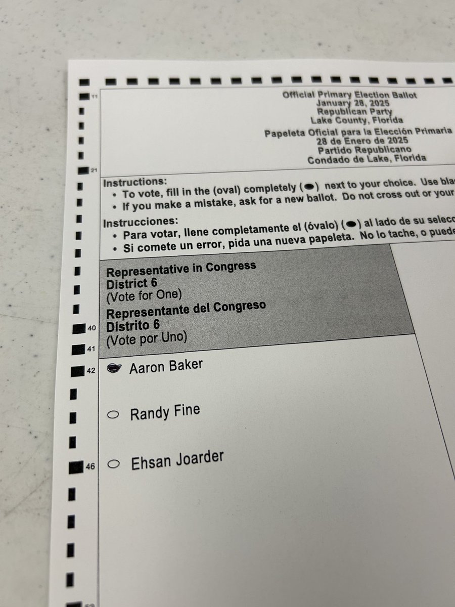 Voted against ⁦<a href="/VoteRandyFine/">Randy Fine</a>⁩ today 

If your in Florida 6th, get out and vote