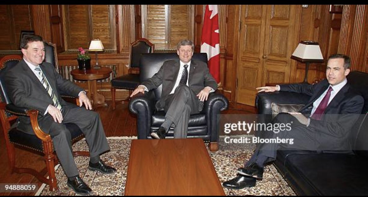 gbobbysidhu's tweet photo. 3 people who are credited with averting the financial crisis & banking collapse of 2008 in Canada- the PM of the time #StephenHarper, Finance Minister of the time #JimFlaherty and the Bank of Canada Governor of the time #MarkCarney.  With Trump tariffs likely to hit Canada next week, the nation needs one of these guys to be at the helm of the Government.