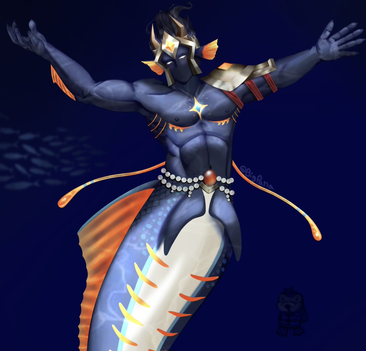 Mamaguevo, digo glu glu 🫧 

#farfadoxfanart #CubiArtFarfa #digitalart