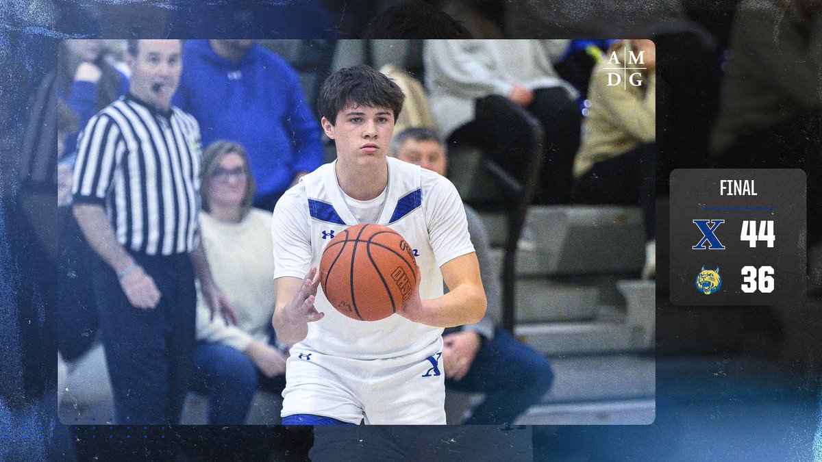 Bombers take home another win (and complete the program sweep)! 🏀 

Bombers 44, Springfield 36 
Jacob Wassler: 13 points
Connor Bareswilt: 11 points 

The boys welcome Elder to campus next Friday night! 

#GoBombers | #AMDG