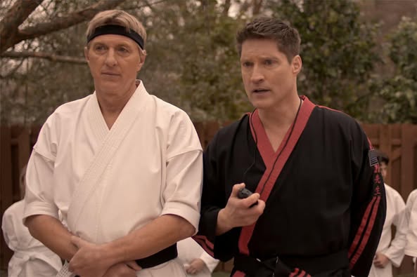 KMJNOW's tweet photo. Marc Kapetan is joined by actor Sean Kanan who played "Mike Barnes" in #KarateKid and #CobraKai next on @KMJNow and streaming: https://t.co/u449mN2cVr

#WaxOn #WaxOff #MiagiDo https://t.co/G5ycaqBcpB