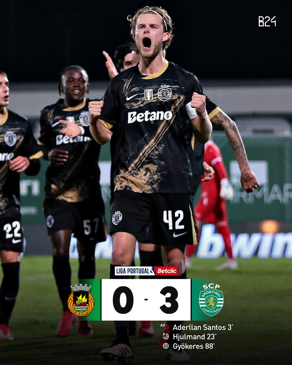Sporting vence nos Arcos e segue na liderança.
