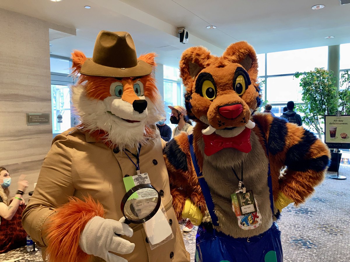 Sam Valentino with his friend @Guntherthefox, along with meeting