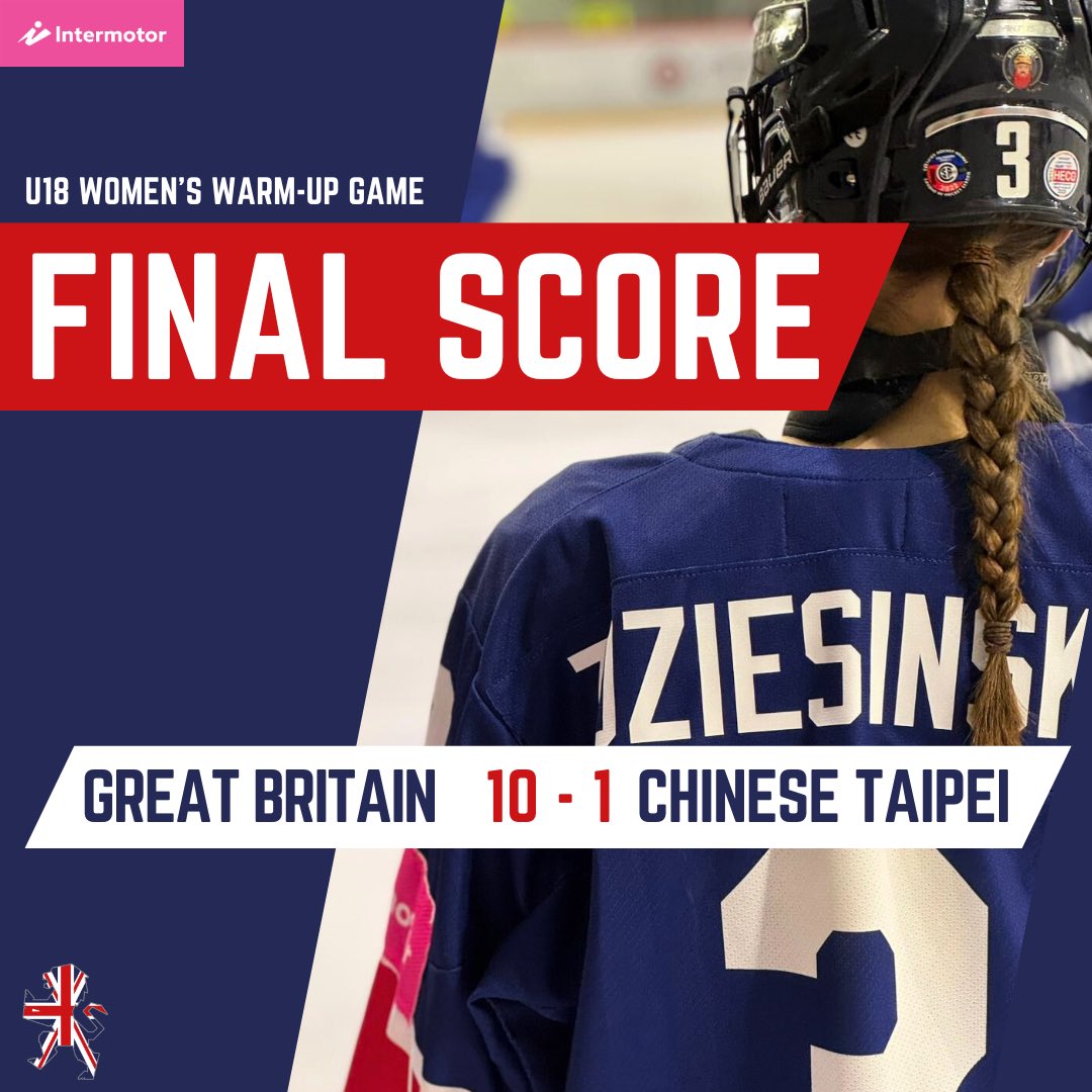 TeamGBicehockey's tweet photo. A game full of goals for GB😮🇬🇧

Final score at the warm-up match ahead of the U18 Women’s World Championship, which begins on Monday👇 https://t.co/Iy2u9ys7Zp