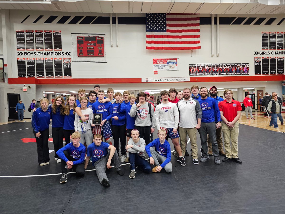 OVHSWrestling's tweet photo. Valley Boyz win back to back team Championships - 4th WIC team Title in 5 years with all 14 weights placing Top 6! Austin Boltinghouse and Isaiah White are individual Champs!! https://t.co/NWmzhUYoNt