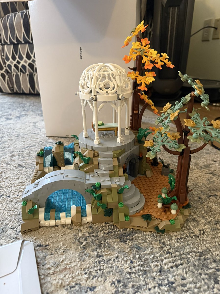 lego rivendell and the attention to detail is insane
