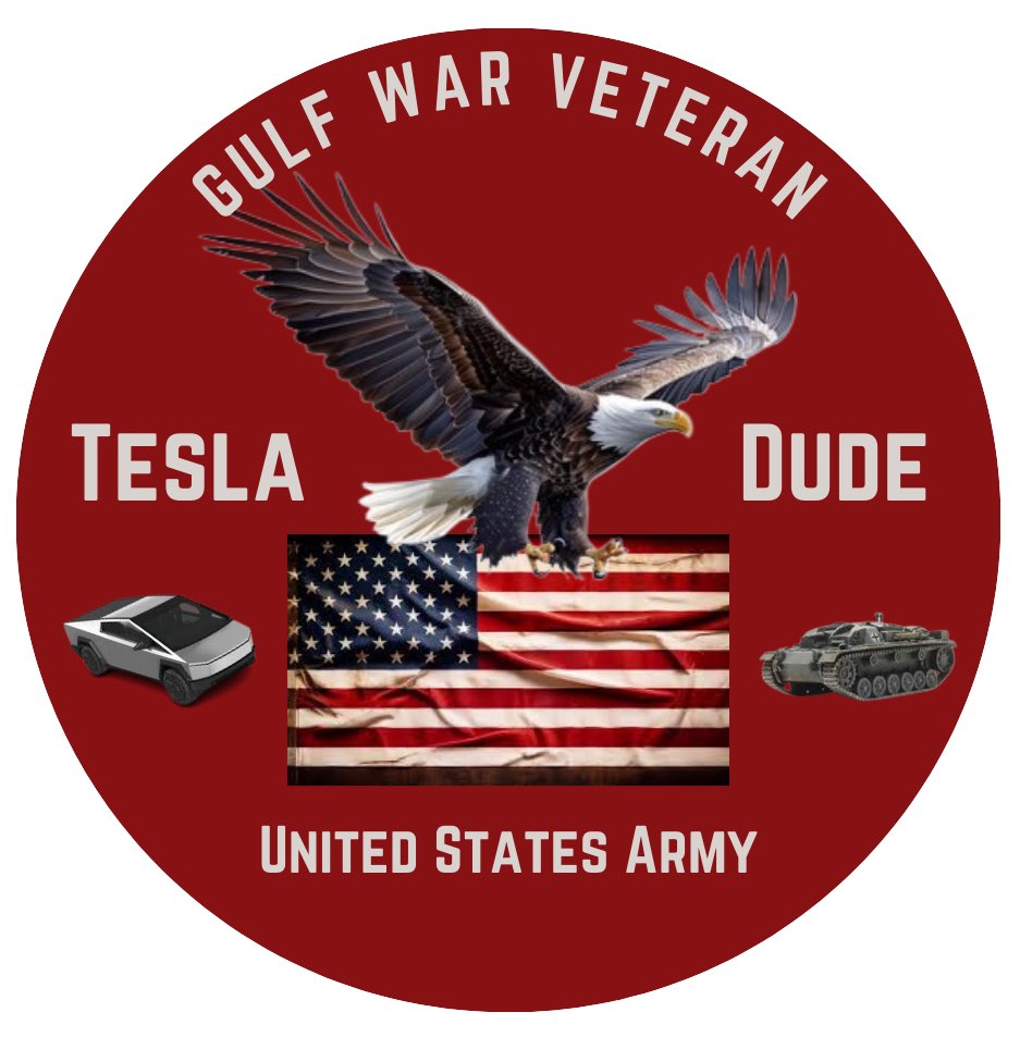 Who is TESLA DUDE?

I am an Army Gulf War Veteran who loves my Country, God and Tesla. I came on X to keep up on the latest Tesla news, engage with others, support our country and grow together. I support Trump and MAGA and look forward to the next for years of growth. 

If I