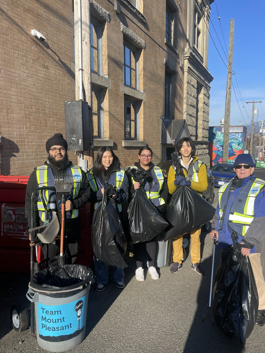 Successful Saturday Clean up on a beautiful sunny day! 🌱🌞🌎 big shout out to our volunteers. Their commitment to caring for the Mount Pleasant community is unmatched!