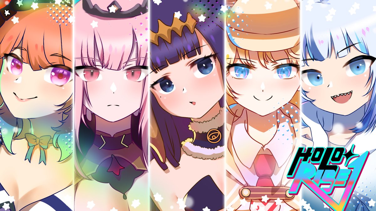 Officially announcing our very first game, HoloRise !

A Hololive retro arcade themed Tower Defence !

Here's a glimpse of the art made for the game 

If you're interested and want to see more, make sure to follow the game's account below !