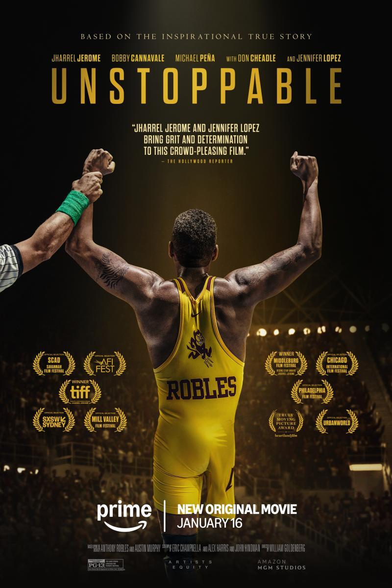 CorrecaminosMi1's tweet image. Vista UNSTOPPABLE 📝 6  Historia de superación del luchador #AnthonyRobles  Pese a que nació con una pierna y tener problemas  en casa,nunca dejó de soñar por llegar al campeonato nacional.
Entretenida y pasable.
Buenas actuaciones de
JharrelJerome y JenniferLopez
#Unstoppable