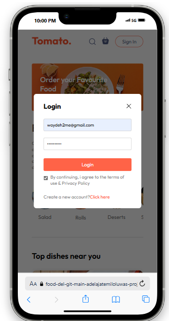 waheed_adelaja's tweet image. Food delivery app, working effectively using MERN stack food-del-fawn.vercel.app #goodprogrammer #comsci #fullstackdeveloper