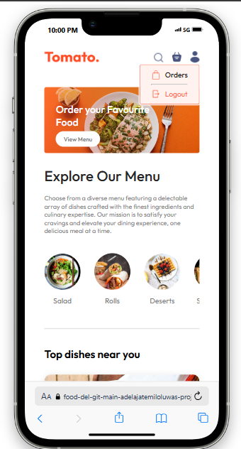 waheed_adelaja's tweet image. Food delivery app, working effectively using MERN stack food-del-fawn.vercel.app #goodprogrammer #comsci #fullstackdeveloper