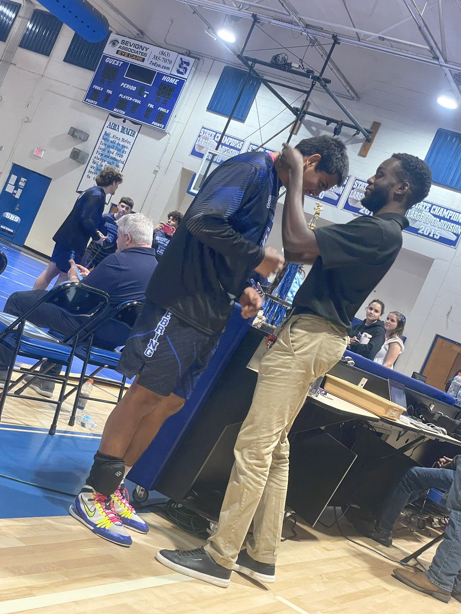 Kevon Daughma (@coachkd75) on Twitter photo All American <a href="/_AriMontalvo/">Ari Montalvo</a> takes first place today at the Spiegel Wrestling Tournament. Love to see it!
Blue Streaks. We Strike Different!⚡️⚡️⚡️⚡️⚡️ All American <a href="/_AriMontalvo/">Ari Montalvo</a> takes first place today at the Spiegel Wrestling Tournament. Love to see it!
Blue Streaks. We Strike Different!⚡️⚡️⚡️⚡️⚡️
