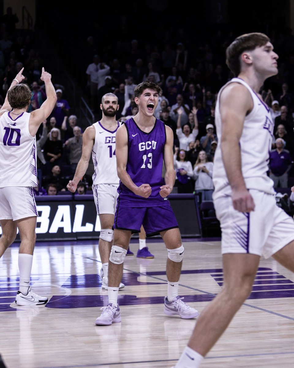GCU_MVolleyball's tweet photo. Back at it tonight! #LopesUp 

Round two with George Mason takes place at 4 p.m. in Antelope Gymnasium (reminder to park in Halo Garage). https://t.co/W7jZB5OLQP