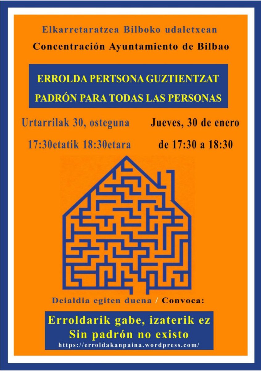 Errolda persona guztientzat !!!
Berton ikusiko gara.

Padrón para todas las personas!!
Allí nos vemos