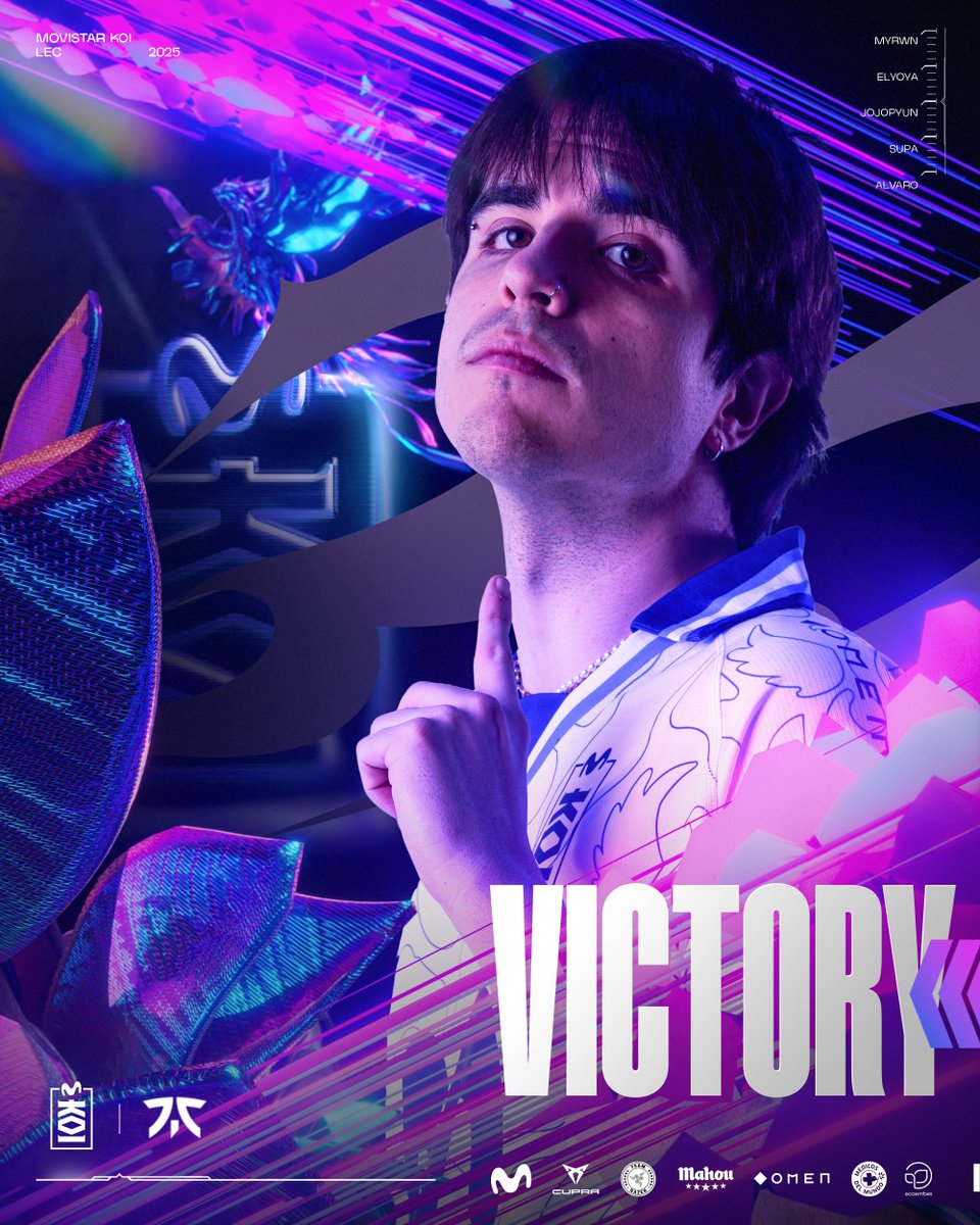 Empezó el Jojo's plan. 

Tendrán que ser solamente 9 de 10 <a href="/FNATIC/">FNATIC</a> 

#SomosMovistarKOI #MKOIWIN