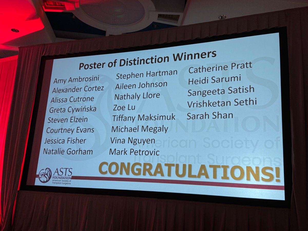 Varia Kirchner (@kirchnervaria) on Twitter photo Congratulations to Greta Cywińska, our awesome medical student, on Poster of Distinction Award at ASTS Winter Symposium! <a href="/StanfordAbdTxp/">StanfordAbdTxp</a> <a href="/StanfordSurgery/">Stanford Surgery</a> <a href="/ASTSChimera/">ASTS</a> Congratulations to Greta Cywińska, our awesome medical student, on Poster of Distinction Award at ASTS Winter Symposium! <a href="/StanfordAbdTxp/">StanfordAbdTxp</a> <a href="/StanfordSurgery/">Stanford Surgery</a> <a href="/ASTSChimera/">ASTS</a>